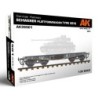 AK - Kit de modélisme : German Railway Schwerer Plattformwagen Tyme Ssys 1/35