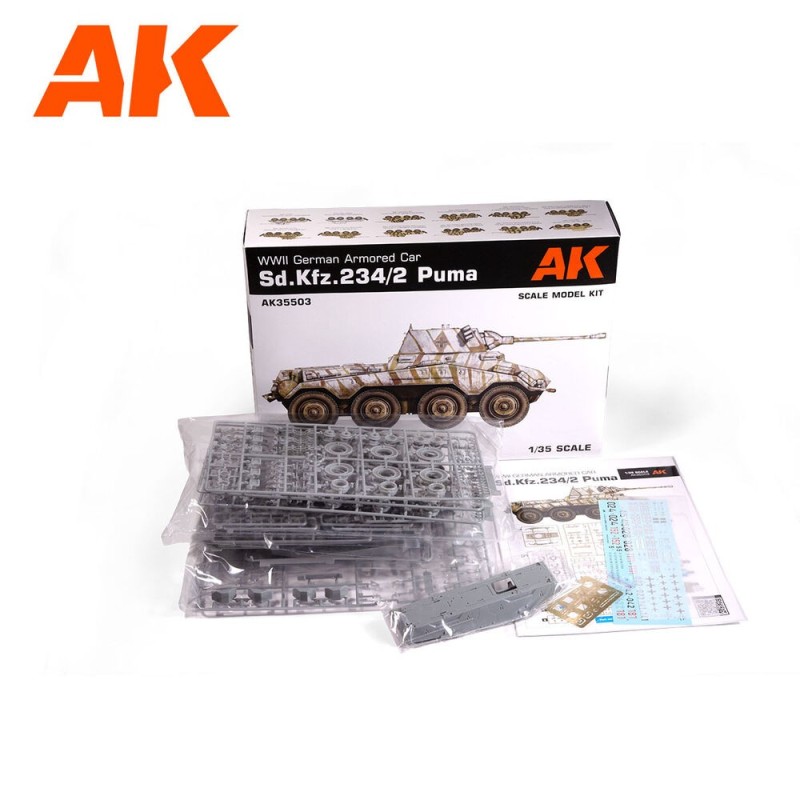  AK - Kit de modélisme : Sd.Kfz.234/2 Puma