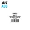 AK - 2 mm thickness x 245 x 195 mm - Abs Sheet
