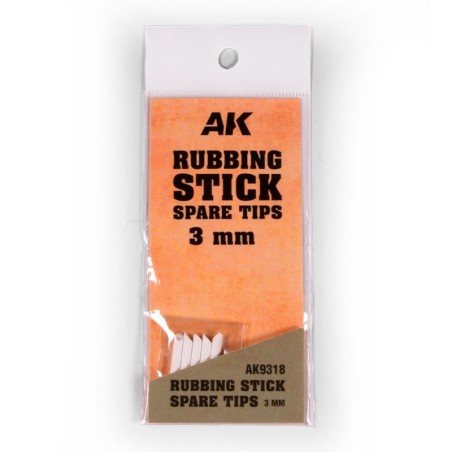 AK - Rubbing Stick Spare Tips 3 mm