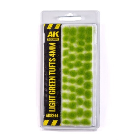 AK - Décor végétal : Light Green Tufts 4 mm