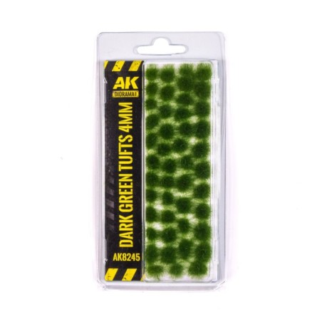AK - Décor végétal : Dark Green Tufts 4 mm