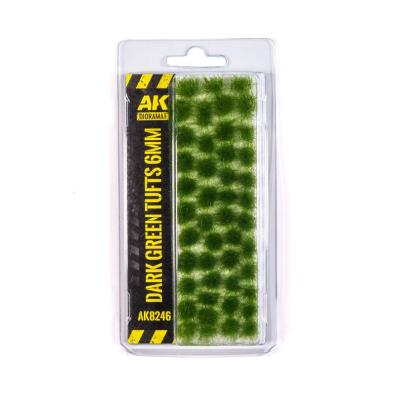 AK - Décor végétal : Dark Green Tufts 6 mm