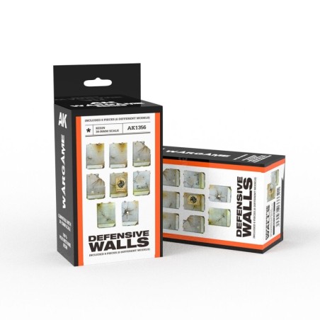 AK - Defensive Walls Wargame (Resin 30 - 35 mm)