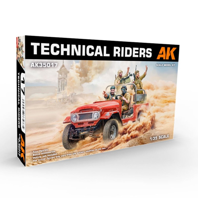 AK - Kit de modélisme : Technical Riders 1/35