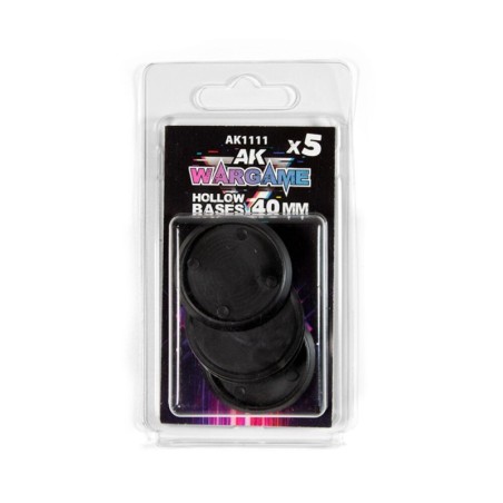 AK - Peinture 3gen : Hollow Base 40 mm - 5 units