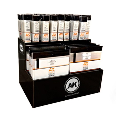 AK - Matériau de modélisme : Tabletop Styrene Display - Full
