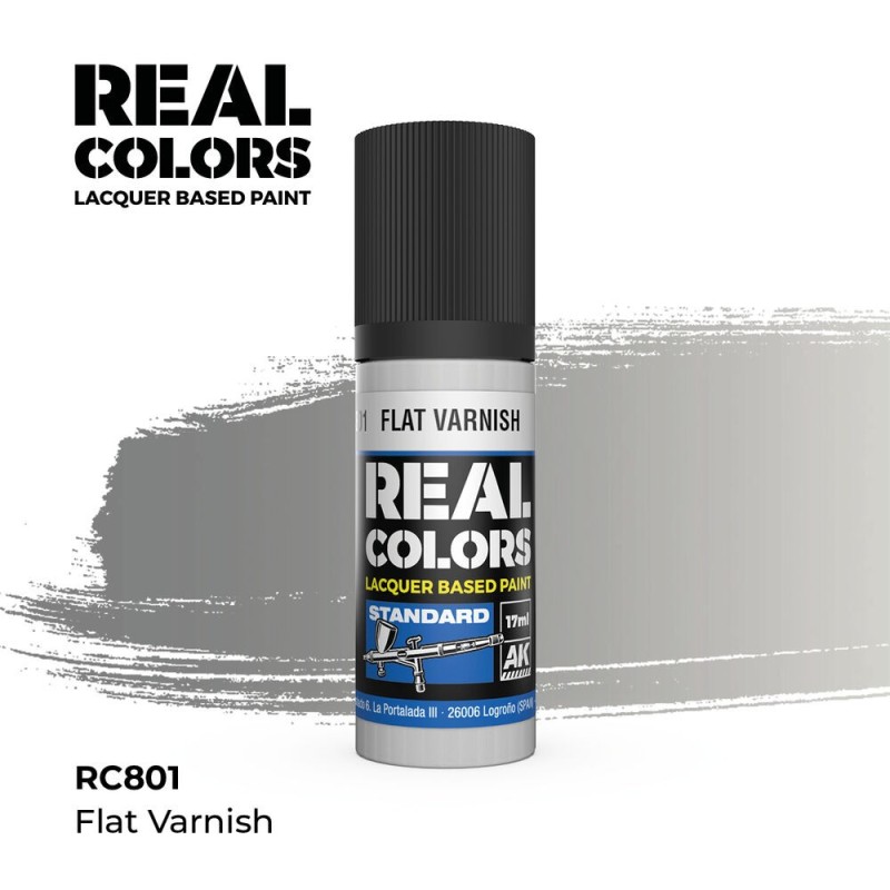 AK - Peinture Real Colors : Flat Varnish - 17 ml