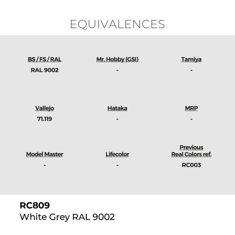  AK - Peinture Real Colors : White Grey RAL 9002 - 17 ml