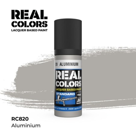 AK - Peinture Real Colors : Aluminium - 17 ml