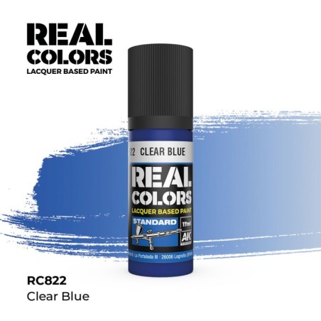 AK - Peinture Real Colors : Clear Blue - 17 ml