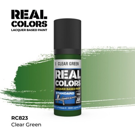 AK - Peinture Real Colors : Clear Green - 17 ml