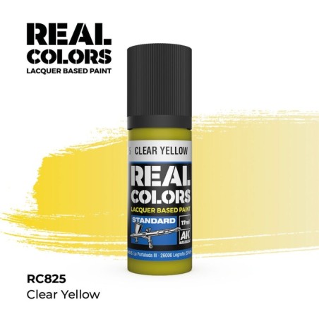 AK - Peinture Real Colors : Clear Yellow - 17 ml
