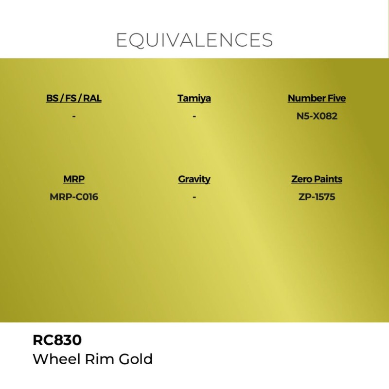  AK - Peinture Real Colors : Wheel Rim Gold - 17 ml