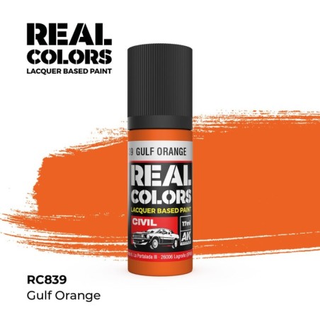 AK - Peinture Real Colors : Gulf Orange - 17 ml