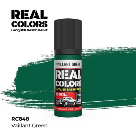 AK - Peinture Real Colors : Vaillant Green - 17 ml