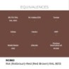  AK - Peinture Real Colors : Rot (Rotbraun) - Red Brown RAL 8013 - 17 ml