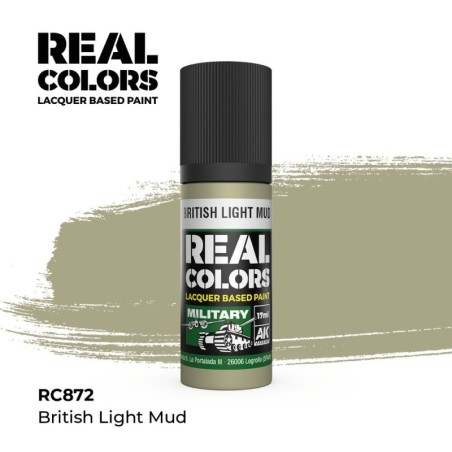 AK - Peinture Real Colors : British Light Mud - 17 ml