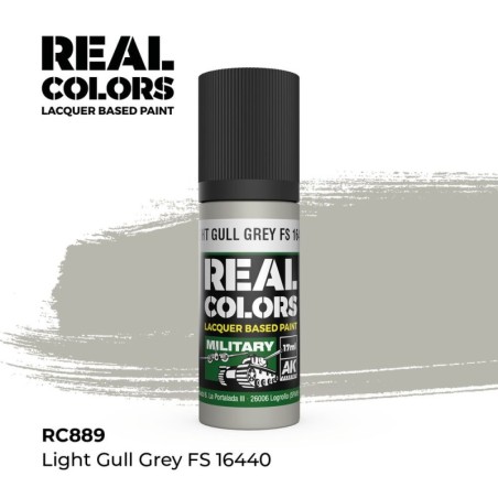 AK - Peinture Real Colors : Light Gull Grey FS 16440 - 17 ml