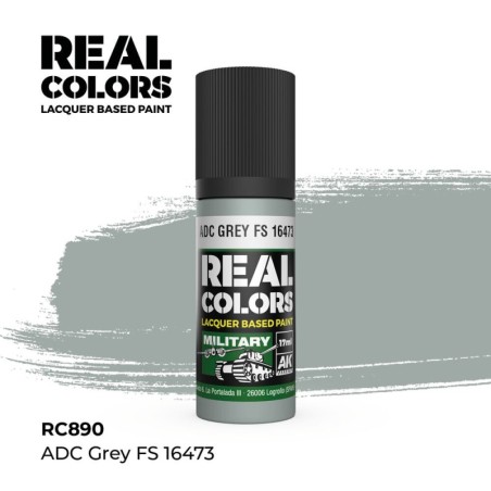 AK - Peinture Real Colors : Adc Grey FS 16473 - 17 ml