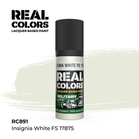 AK - Peinture Real Colors : Insignia White FS 17875 - 17 ml