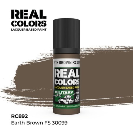 AK - Peinture Real Colors : Earth Brown FS 30099 - 17 ml