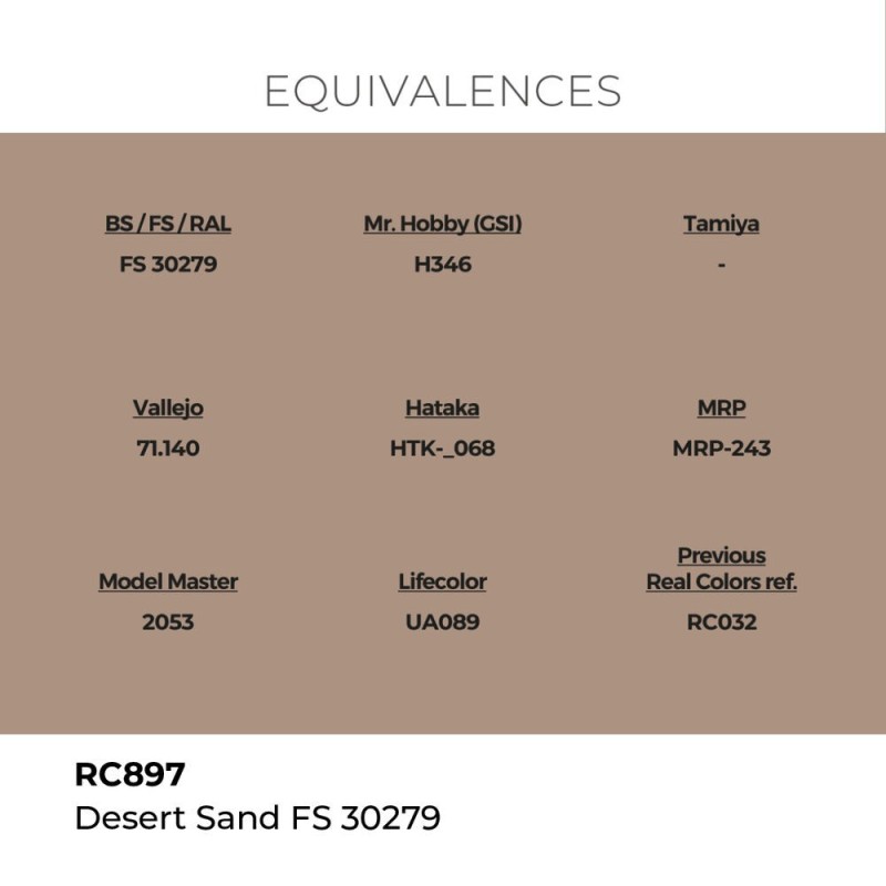  AK - Peinture Real Colors : Desert Sand FS 30279 - 17 ml
