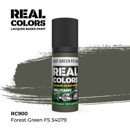 AK - Peinture Real Colors : Forest Green FS 34079 - 17 ml