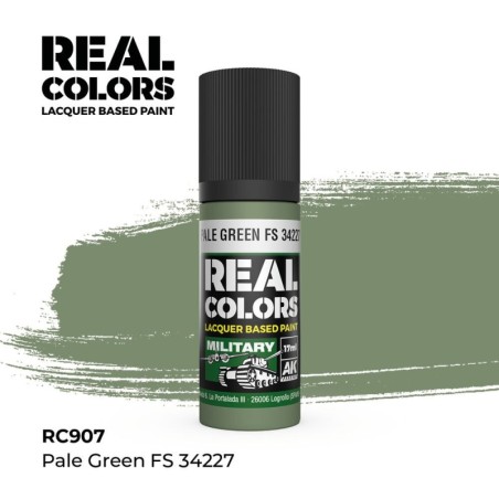 AK - Peinture Real Colors : Pale Green FS 34227 - 17 ml
