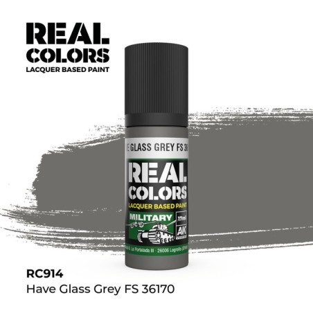 AK - Peinture Real Colors : Have Glass Grey FS 36170 - 17 ml
