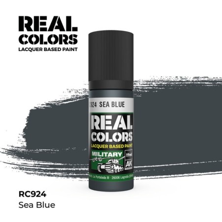 AK - Peinture Real Colors : Sea Blue - 17 ml