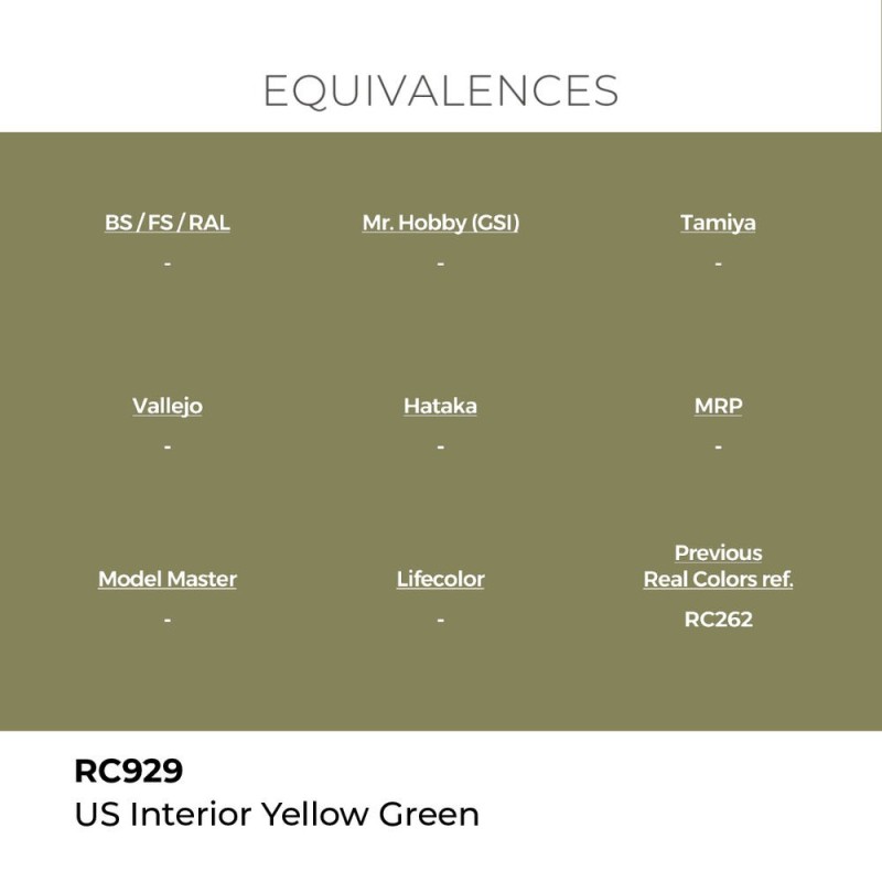  AK - Peinture Real Colors : US Interior Yellow Green - 17 ml
