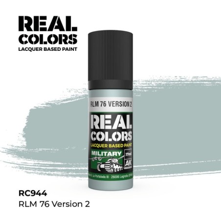 AK - Peinture Real Colors : RLM 76 Version 2 - 17 ml