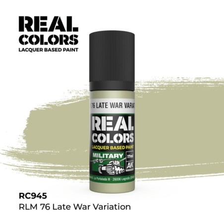 AK - Peinture Real Colors : RLM 76 Late War Variation - 17 ml