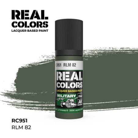AK - Peinture Real Colors : RLM 82 - 17 ml