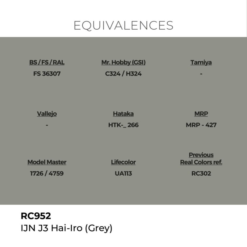  AK - Peinture Real Colors : IJN J3 Hai - Iro (Grey) - 17 ml