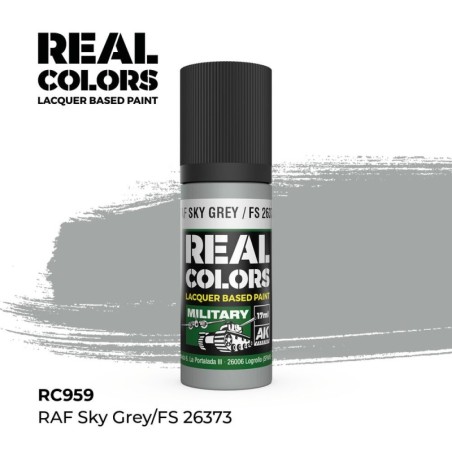 AK - Peinture Real Colors : RAF Sky Grey - 17 ml