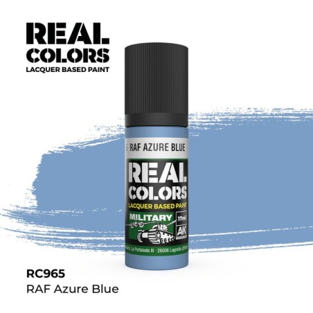 AK - Peinture Real Colors : RAF Azure Blue - 17 ml