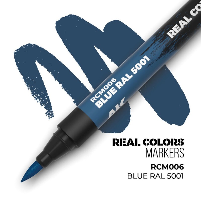  AK - Peinture Real Colors : Real Colors Markers: Blue Ral5001