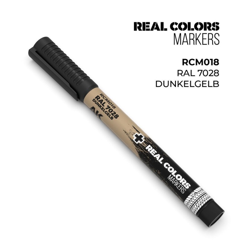 AK - Peinture Real Colors : Real Colors Markers: RAL 7028 Dunkelgelb