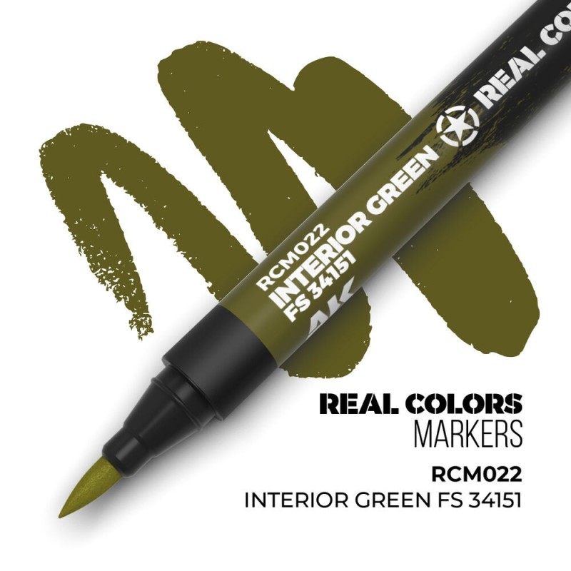  AK - Peinture Real Colors : Real Colors Markers: Interior Green FS 34151
