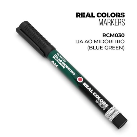 AK - Peinture Real Colors : Real Colors Markers: IJA AO Midori Iro (Blue Green)