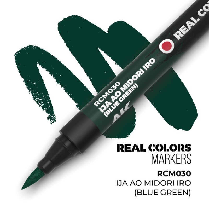  AK - Peinture Real Colors : Real Colors Markers: IJA AO Midori Iro (Blue Green)
