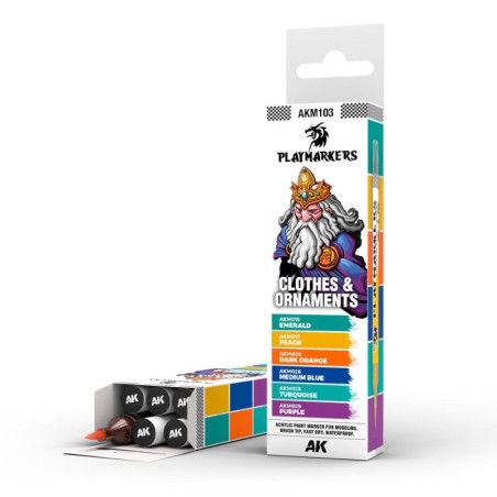 AK - Playmarkers - Clothes & Ornaments (6 Ref.)