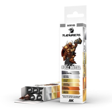 AK - Playmarkers - Full Metal (6 Ref.)