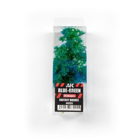 AK - Décor végétal : Blue - Green Fantasy Bushes
