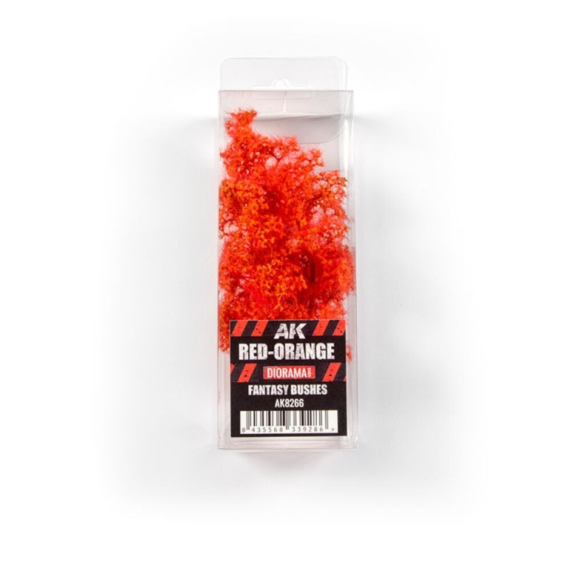 AK - Décor végétal : Red - Orange Fantasy Bushes