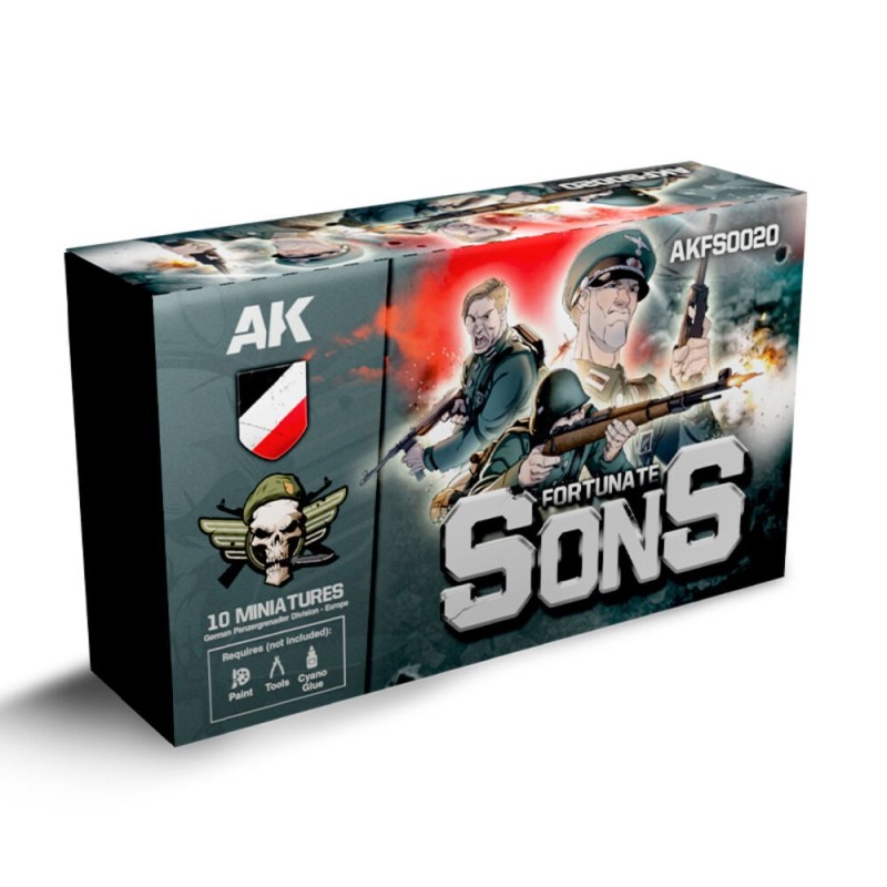 AK - Fortunate Sons Panzergrenadier Division (10 Miniatures)