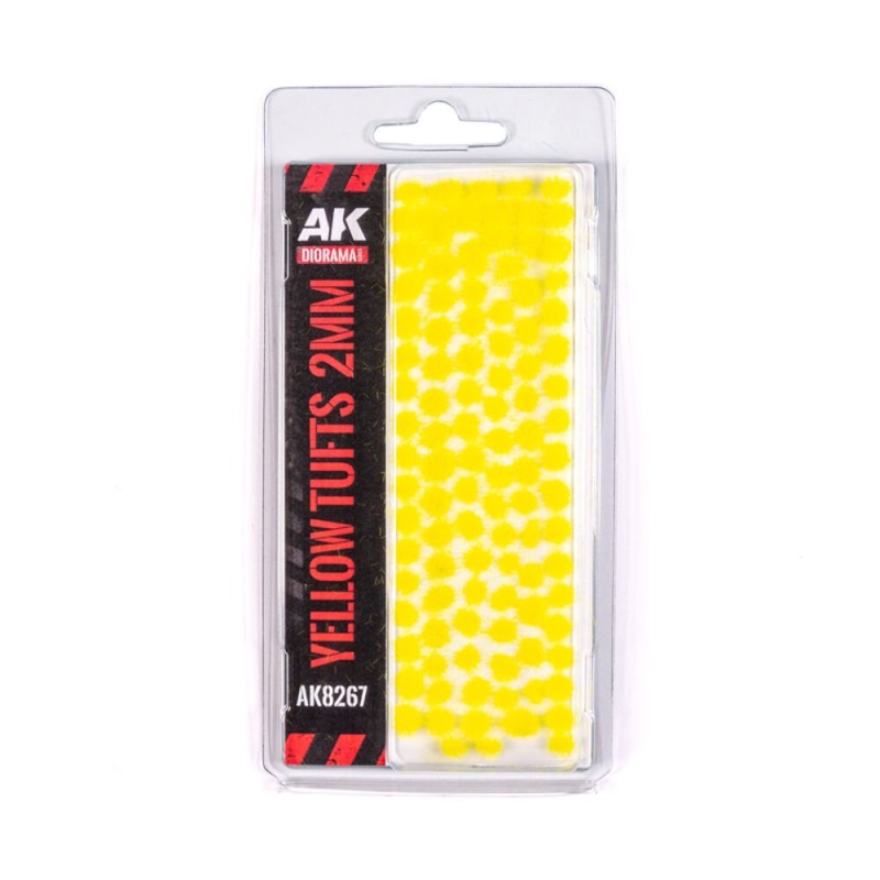 AK - Décor végétal : Yellow - Fantasy Tufts 2 mm
