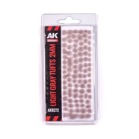 AK - Décor végétal : Light Gray - Fantasy Tufts 2 mm